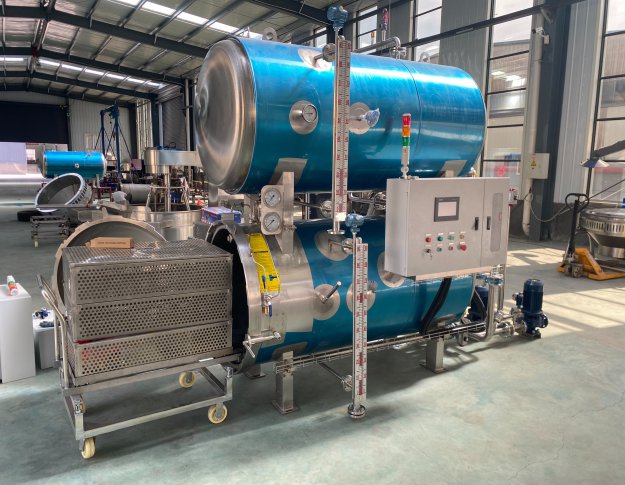 雙層水浴式高溫殺菌釜